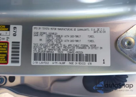 2024 Toyota Tacoma Trd Off Road z USA, uszkodzony, nr VIN 3TYLB5JN3RT005464